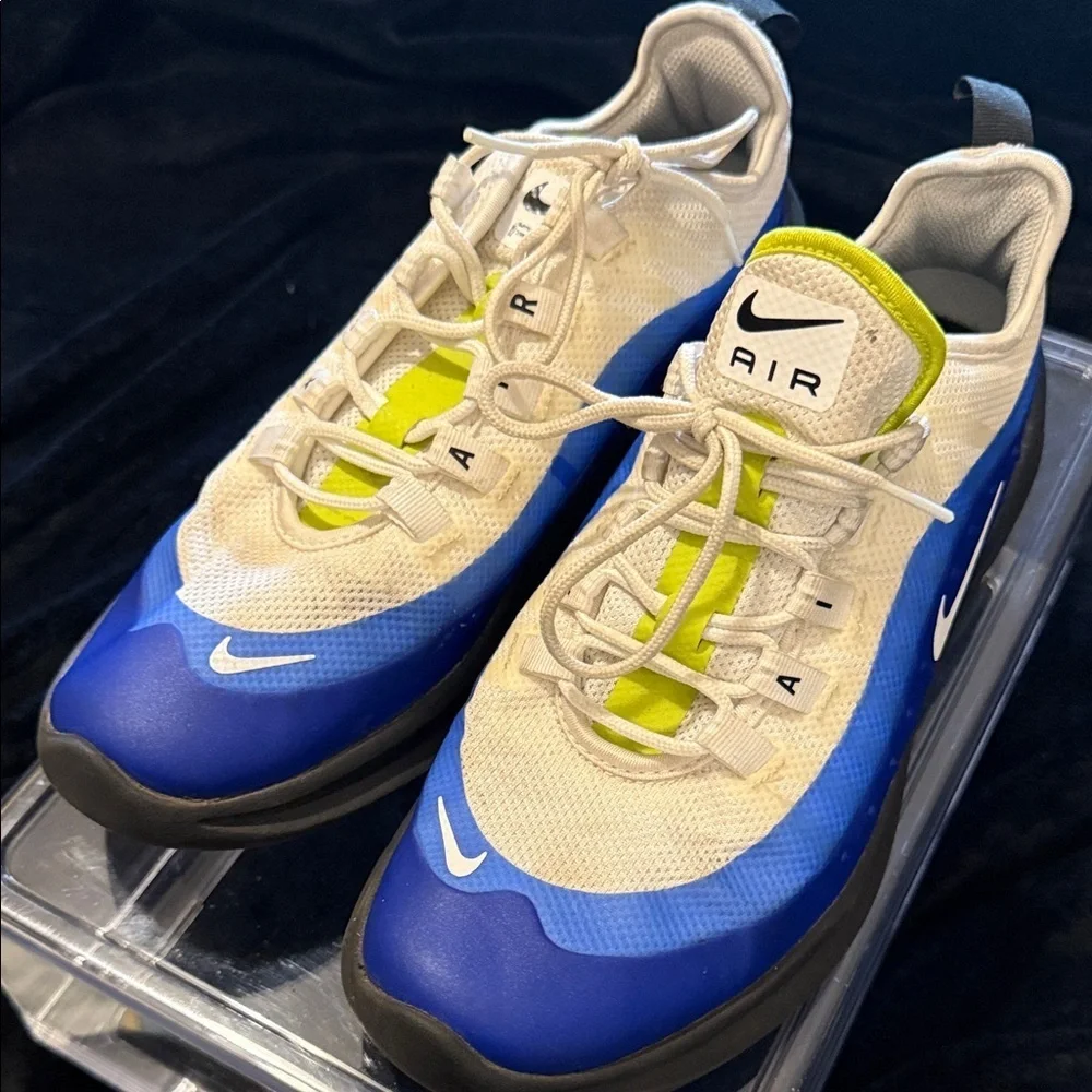 Nike Air Blue and White with Lime Accents
